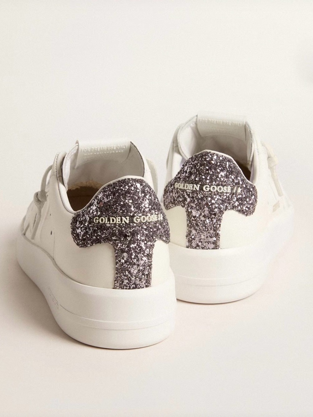 Golden Goose Purestar White Leather Sneakers - Picture 3 of 6